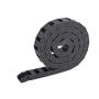 Cable Carrier 1M，Chain Cable Wire Carrier 10mmX15mm With The Drag Chain Has Been Widely Used In CNC Machine Tools For Semi Closed Drag Chain Black Plastic Drag Chain Cable Carrier Electronic Equipment