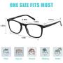 Blue Light Blocking Glasses, 2Pack Cut UV400 Computer Glasses for Anti Eyestrain