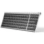 iClever BK10 Bluetooth Keyboard, Multi Device Keyboard Rechargeable Bluetooth 5.1 with Number Pad Ergonomic Design Full Size Stable Connection Keyboard for iPad, iPhone, Mac, iOS, Android, Windows