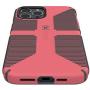 Speck Products CandyShell Pro Grip iPhone 12 Pro Max Case, Raspberry Kiss Red/Slate Grey (137609-9240)