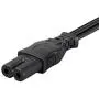 Monoprice AC Power Cord Cable - 3 Feet Without Polarized | 18AWG, 10A (NEMA 1-15P to IEC-320-C7) Black Monoprice AC Power Cord Cable - 3 Feet Without Polarized | 18AWG, 10A (NEMA 1-15P to IEC-320-C7) Black