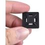 100 Pack Zip Tie Adhesive Mounts Self Adhesive Cable Tie Base Holders with Multi-Purpose Cable Tie (Length 150 mm, Width 2 cm, Black)
