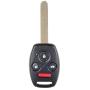 cciyu 4 Buttons Key Fob Replacement Keyless Entry Remote Car Key Fob Clicker Transmitter Alarm Replacement for 08-15 for H onda Accord/Pilot KR55WK49308 267T-5WK49308 5WK4930 (Pack of 1)