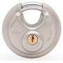 Keyed Alike Stainless Steel Disc Padlock, Same Key Open, for Self Storage, Farm, Recycle Box, Truck, 2-3/4''(70mm) (10)