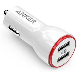 Anker 24W Dual USB Car Charger, PowerDrive 2 for iPhone X / 8/7 / 6s / Plus, iPad Pro/Air 2 / Mini, Note 5/4, LG, Nexus, HTC, and More