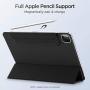ESR Rebound Magnetic Smart Case for iPad Pro 12.9'' 2020 & 2018, Convenient Magnetic Attachment [Supports Pencil Pairing & Charging] Smart Case Cover, Auto Sleep/Wake Trifold Stand Case - Black