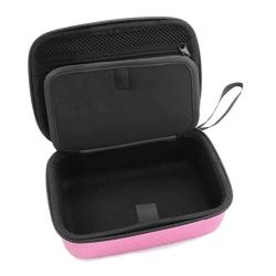 Casematix Pink Skin Care Case Compatible with 1 Amope Pedi Perfect Electronic Foot File with Small accessories and Amope Replacement Rollers, Includes Case Only