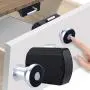 Fingerprint Cabinet Lock, 2 in 1 Smart Electronic Cabinet Locks Kit Replacement, Keyless USB Rechargeable Drawer Lock, Biometric Lock for File Cabinet Hidden Safes Home &Office Furniture Wardrobe