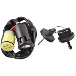 2-Pos. Ignition Key Switch for Honda TRX 350 400 420 Rancher TRX 450 500 Fourtrax Foreman TRX 500 Rubicon 1998-2014 | OEM Repl.# 35100-HP0-A70 35100-HP0-A71 35100-HP0-A00 35100-HP5-600 35100-HN0-670