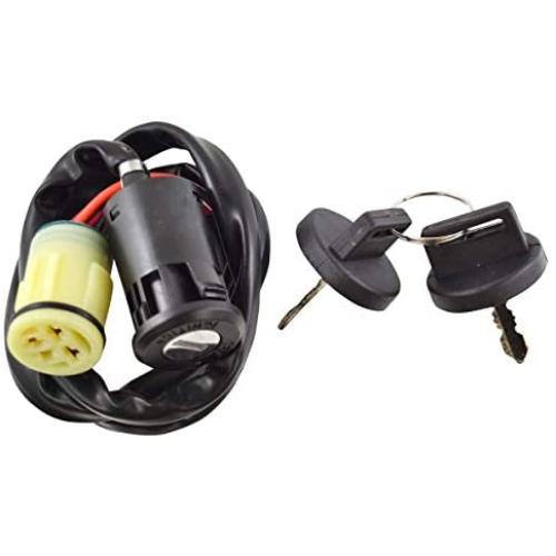 2-Pos. Ignition Key Switch for Honda TRX 350 400 420 Rancher TRX 450 500 Fourtrax Foreman TRX 500 Rubicon 1998-2014 | OEM Repl.# 35100-HP0-A70 35100-HP0-A71 35100-HP0-A00 35100-HP5-600 35100-HN0-670