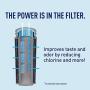 Brita Stream UltraMax Water Filter Dispenser, Dark Blue, Extra Large 25 Cup, 1 Count