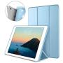 DTTO iPad Air 1st Edition Case, (NOT for iPad Air 2 and Air 3) Ultra Slim Lightweight Smart Trifold Stand with Flexible Soft TPU Back Cover [Auto Sleep/Wake], Sky Blue