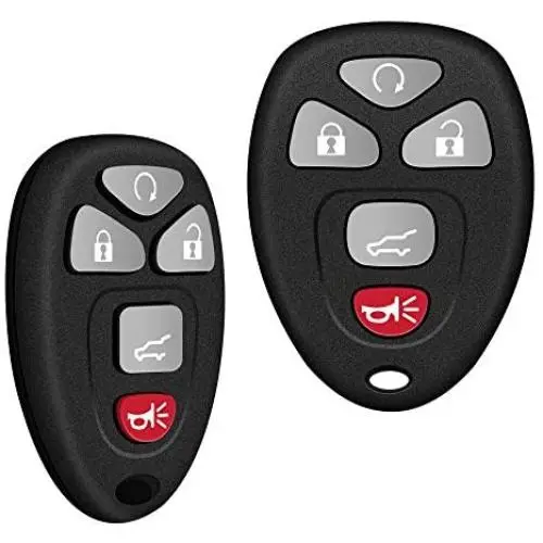 VOFONO Car Key Fob 5 Buttons Flip Keyless Remote Control Key Fob for GMC Acadia Yukon/Cadillac Escalade SRX/Chevy Suburban Tahoe Traverse/Buick Enclave FCC ID: OUC60270, OUC60221(Pack of 2) VOFONO Car Key Fob 5 Buttons Flip Keyless Remote Control Key Fob for GMC Acadia Yukon/Cadillac Escalade SRX/Chevy Suburban Tahoe Traverse/Buick Enclave FCC ID: OUC60270, OUC60221(Pack of 2)