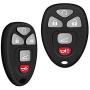 VOFONO Car Key Fob 5 Buttons Flip Keyless Remote Control Key Fob for GMC Acadia Yukon/Cadillac Escalade SRX/Chevy Suburban Tahoe Traverse/Buick Enclave FCC ID: OUC60270, OUC60221(Pack of 2)