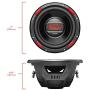 BOSS Audio Systems AR100DVC 10 Inch Car Subwoofer - 1400 Watts Maximum Power, Dual 4 Ohm Voice Coil, Sold Individually