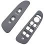 Window Switch Bezel Fits for Dodge Ram 1500 2500 3500 2002-2010, Driver Passenger Side Master Panel Door Gray OEM Replacement 5HZ71XDVAD 5HZ71XDVAE 68171680AA 56049805AB 641-00653L