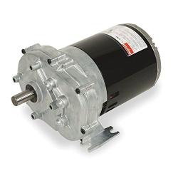 1/4 hp 60 RPM 115V Bison AC Parallel Shaft Gear Motor Dayton Model 1LPP2, 5K940