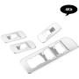 Car Window Lift Switch Panel Decoration Frame Cover Trim for 2015 2016 2017 2018 Ford F150 Accessories (Silver)