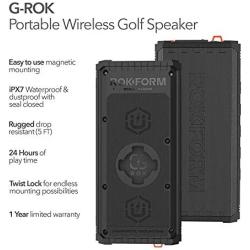 ROKFORM G-ROK Portable Wireless Magnetic Golf Speaker Waterproof