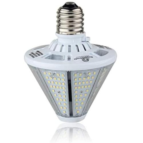 9,600 Lumen LED Post or High Bay Bulb – 80 Watt LED retrofit Bulb- 3000K Warm White- -E26 or E39 LED Reversible High Bay or Post Light Bulb - UL + DLC