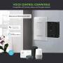 TOPGREENER Wi-Fi Single Relay Module, 120-240VAC, 10A, UL Listed, TGWFRSM1, Black Hidden Smart Switch