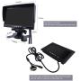 JOINLGO 4 Channel H.264 256GB SD 720P AHD HD Mobile Vehicle Car DVR MDVR Video Recorder Kit with 4pcs Waterproof Side Rear View Backup Night Vision Metal IR 1.0MP Car Camera 7'' HD Car Monitor