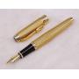 Gullor Jinhao Golden Dragon Red Crystal Eyes Fountain Pen with Push in Style Ink Converter