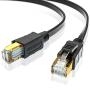 Zoegate Cat 8 Ethernet Cable 16 FT, 26AWG Heavy Duty High Speed RJ45 Connector, Cat8 LAN Gold Plated 40Gbps 2000Mhz Network, Indoor&Outdoor UV Resistant for Router/Modem/Gaming/Switch