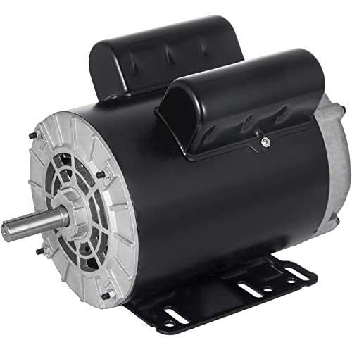 Mophorn 3 HP Electric Motor 1 Phase AC Motor 3450rpm 60Hz 56 Frame SPL Rot-CCW Air Compressor Motor, 115/230V