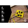 Yellow Jacket 2177N Metal Power Block with 4 Outlets and Lighted Switch, 4-foot Cord