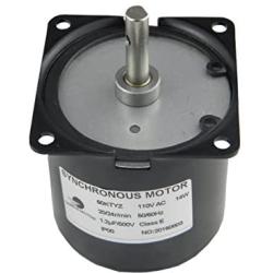 CHANCS 60KTYZ AC Synchronous Gear Motor 110V 20/24r/min CW CCW Torque 10Kgf.cm Control Electric Motor For Education Instruments
