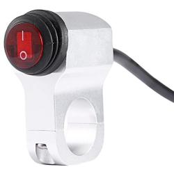 7/8'' Motorcycle Handlebar Headlight Switch, 12V Motorcycle Waterproof Handlebar Headlight Fog Spot light On Off Switch