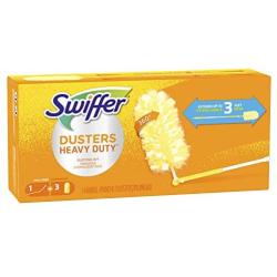 Swiffer 360 Dusters Extendable Handle Starter Kit, 3 Count Duster Refill