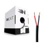 Next 16/2 Plenum Speaker Wire - 16 AWG/Gauge 2 Conductor - UL Listed in Wall (CL2P/CL3P/CMP) Rated - Oxygen-Free Copper (OFC) - 1000 Foot Bulk Cable Pull Box - Black