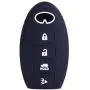 2Pcs XUHANG Sillicone key fob Skin key Cover Remote Case Protector Shell for Infiniti EX35 FX50 G35 G37 M45 QX56 FX50 M35 M56 QX60 QX80 Smart Remote 4 Button Blue Black 2Pcs XUHANG Sillicone key fob Skin key Cover Remote Case Protector Shell for Infiniti EX35 FX50 G35 G37 M45 QX56 FX50 M35 M56 QX60 QX80 Smart Remote 4 Button Blue Black