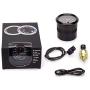100 PSI 7 Color Oil Pressure Gauge Kit - Includes Electronic Sensor - Black Dial with Pointer and LED Digital Readouts - for Car & Truck - 2-1/16'' 52mm