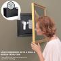 Home and Office Electronic Safe Box with Keypad & Keys, Money Lock Boxes, Safety Boxes for Home, Office, Hotel Rooms,Business, Jewelry, Gun, Cash, Steel Alloy Drop Safe 9.85 x 13.75 x 9.85 inches