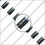 AUKENIEN 150Pcs 1N4004 Rectifier Diode 1A 400V DO-41 Axial 4004 1 Amp 400 Volt IN4004 Electronic Silicon Diodes
