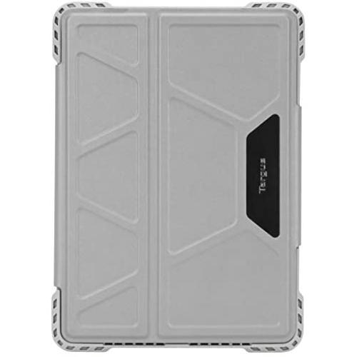 Targus Pro-Tek Apple iPad (6th / 5th gen), iPad Pro (9.7-Inch), iPad Air 2 & iPad Air Rotating Case with Slim Trifold Stand Cover, Stylus Holder, Magnetic Closure, Silver (THZ73711GL)