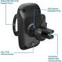 Beam Electronics Car Phone Mount Holder Universal Phone Car Air Vent Mount Holder Cradle Compatible for iPhone 12 11 Pro Max XS XS XR X 8+ 7+ SE 6s 6+ 5s 4 Samsung Galaxy S4-S10 LG Nexus Nokia