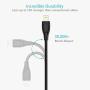 Syncwire iPhone Charger Lightning Cable - 6ft [Apple Mfi Certified] Ultra-Durable Fast Charging & Syncing Apple Charger Cord for iPhone 11 XS Max XR X 8 Plus 7 Plus 6S 6 Plus Se 5, iPad iPod - Black