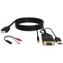 VGA to HDMI Adapter Cable 10FT/3M (Old PC to New TV/Monitor with HDMI),FOINNEX VGA to HDMI Converter Cable with Audio for Connecting Laptop with VGA(D-Sub,HD 15-pin) to New Monitor,HDTV.Male to Male