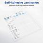 Avery Self-Adhesive Laminating Sheets, 9'' x 12'', Permanent Adhesive, 10 Clear Laminating Sheets (73603)