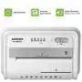 Aurora AU1262XA Anti-Jam 12-Sheet Crosscut Paper and CD/Credit Card Shredder, White/Gray Aurora AU1262XA Anti-Jam 12-Sheet Crosscut Paper and CD/Credit Card Shredder, White/Gray