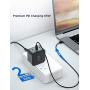 USB C Car Charger 60W & USB C Charger 65W for MacBook Pro, iPad Pro, iPhone 12, Nintendo Switch, Pixel, etc