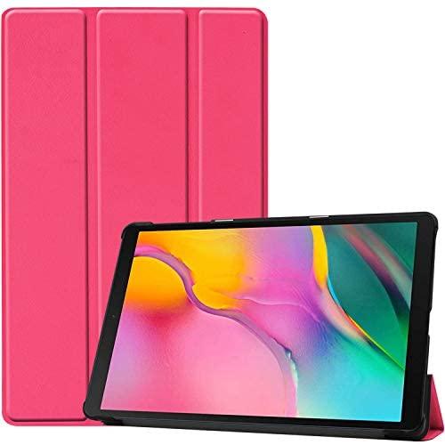 ProCase Galaxy Tab A 8.0 2019 Case T290 T295, Slim Light Cover Trifold Stand Hard Shell Folio Case for 8.0 inch Galaxy Tab A 2019 Without S Pen Model SM-T290 (Wi-Fi) SM-T295 (LTE) –Magenta