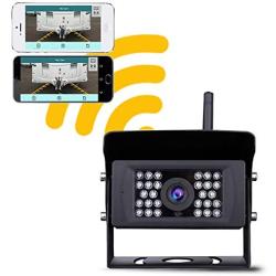 Wireless Backup Camera, LASTBUS Night Vision Wide View Angle IP69 Waterproof WiFi Rear View Camera WiFi Backup Camera for iPhone iPad Android Phone Tablet