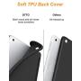 DTTO Mini Case for iPad Mini 3/2/1, (Not Compatible with Mini 5th Generation 2019) Ultra Slim Lightweight Smart Case Trifold Cover Stand with Flexible Soft TPU Back Cover [Auto Sleep/Wake],Black