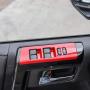 Car Window Lift Switch Button Cover Tirm for Toyota 4Runner 2010-2020 (Red)