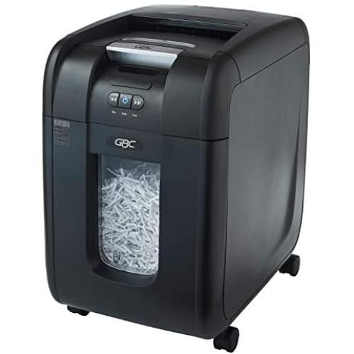 Swingline GBC Paper Shredder, Auto Feed, 230 Sheet Capacity, Super Cross-Cut, 1-5 Users, Stack-and-Shred 230X (1757573)